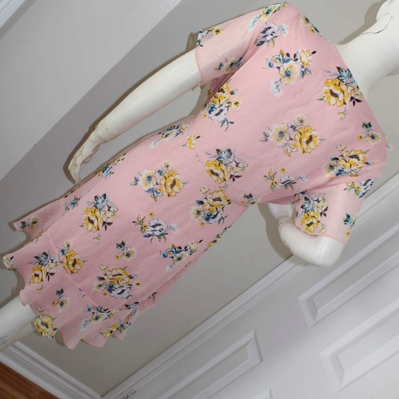 LUSH Botanical Printed Wrap Dress - Picture 6 of 8